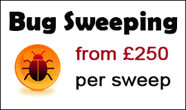 Bug Sweeping Cost in Hitchin